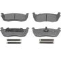 Wagner Brake MX711 ThermoQuiet Semi-Metallic Disc Brake Pad Set