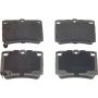 Wagner Brake MX733 ThermoQuiet Semi-Metallic Disc Brake Pad Set