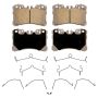 Wagner Brake QC1282 ThermoQuiet Ceramic Disc Brake Pad Set