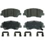 Wagner Brake QC1593 ThermoQuiet Ceramic Disc Brake Pad Set