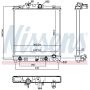 NISSENS 63340 Radiator w/Integrated Transmission Oil Cooler