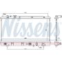 NISSENS 69463 Radiator w/Integrated Transmission Oil Cooler