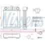 NISSENS 707216 HVAC Heater Core
