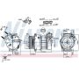 NISSENS 890617 Air Conditioning Compressor with Clutch