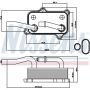 NISSENS 90599 Engine Oil Cooler