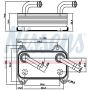 NISSENS 90707 Engine Oil Cooler