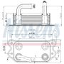 NISSENS 90714 Engine Oil Cooler