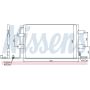 NISSENS 940305 Air Conditioning Condenser/Receiver Drier Assembly