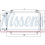 NISSENS 94719 Air Conditioning Condenser/Receiver Drier Assembly