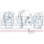 NISSENS 996145 Engine Coolant Reservoir
