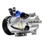 MANDO 10A1568 New OE AC Compressor w/ Clutch & Pre-filled Oil, Direct Replacement