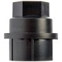 DORMAN 611-607.1 Black Wheel Nut Cover M27-2.0, Hex 22mm
