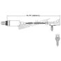 Walker Products 250-21028 Walker Products 250-21028 Oxygen Sensor 1-W Direct Fit Narrow-Band