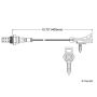 Walker Products 250-21028 Walker Products 250-21028 Oxygen Sensor 1-W Direct Fit Narrow-Band