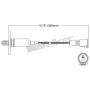 Walker Products 250-21051 Walker Products 250-21051 Oxygen Sensor 1-W Direct Fit W/Flange