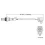 Walker Products 250-22004 Walker Products 250-22004 Oxygen Sensor 2-W Direct Fit Narrow-Band