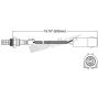 Walker Products 250-22007 Walker Products 250-22007 Oxygen Sensor 2-W Direct Fit Narrow-Band