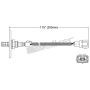 Walker Products 250-22051 Walker Products 250-22051 Oxygen Sensor 2-W Direct Fit W/Flange