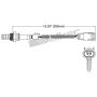 Walker Products 250-22060 Walker Products 250-22060 Oxygen Sensor 2-W Direct Fit Narrow-Band
