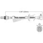 Walker Products 250-22069 Walker Products 250-22069 Oxygen Sensor 2-W Direct Fit Narrow-Band