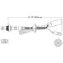 Walker Products 250-23024 Walker Products 250-23024 Oxygen Sensor 3-W Direct Fit Narrow-Band
