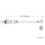 Walker Products 250-23091 Walker Products 250-23091 Oxygen Sensor 3-W Direct Fit Narrow-Band