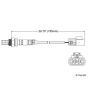 Walker Products 250-23104 Walker Products 250-23104 Oxygen Sensor 3-W Direct Fit Narrow-Band