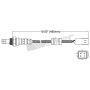 Walker Products 250-24067 Walker Products 250-24067 Oxygen Sensor 4-W Direct Fit Narrow-Band