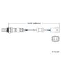 Walker Products 250-24067 Walker Products 250-24067 Oxygen Sensor 4-W Direct Fit Narrow-Band
