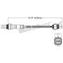 Walker Products 250-24087 Walker Products 250-24087 Oxygen Sensor 4-W Direct Fit Narrow-Band