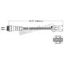 Walker Products 250-24497 Walker Products 250-24497 Oxygen Sensor 4-W Direct Fit Narrow-Band