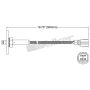 Walker Products 250-24501 Walker Products 250-24501 Oxygen Sensor 4-W Titania W/Flange