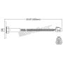 Walker Products 250-24508 Walker Products 250-24508 Oxygen Sensor 4-W Titania W/Flange
