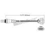 Walker Products 250-24612 Walker Products 250-24612 Oxygen Sensor 4-W Direct Fit Narrow-Band