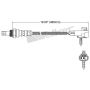 Walker Products 250-24654 Walker Products 250-24654 Oxygen Sensor 4-W Direct Fit Narrow-Band