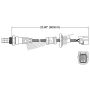 Walker Products 250-24798 Walker Products 250-24798 Oxygen Sensor 4-W Direct Fit Narrow-Band