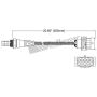 Walker Products 250-24847 Walker Products 250-24847 Oxygen Sensor 4-W Direct Fit Narrow-Band