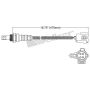 Walker Products 250-24943 Walker Products 250-24943 Oxygen Sensor 4-W Direct Fit Narrow-Band