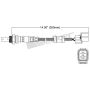 Walker Products 250-54013 Walker Products 250-54013 Oxygen Sensor 4-W Air Fuel Ratio Wide-Band