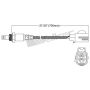 Walker Products 250-54026 Walker Products 250-54026 Oxygen Sensor 4-W Air Fuel Ratio Wide-Band