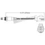 Walker Products 250-54072 Walker Products 250-54072 Oxygen Sensor 4-W Air Fuel Ratio Wide-Band