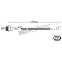 Walker Products 932-12006 Walker Products 932-12006 Oxygen Sensor 2-W Direct Fit Narrow-Band