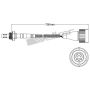 Walker Products 932-14029 Walker Products 932-14029 Oxygen Sensor 4-W Direct Fit Narrow-Band