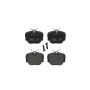 Brembo KT04455 Brembo low-met brake pad and standard vented  brake disc kit