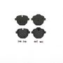 Brembo KT04424 Brembo low-met brake pad and composite vented  brake disc kit