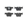 Brembo KT04029 Brembo low-met brake pad and UV coated vented  brake disc kit