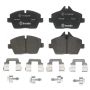 Brembo KT04352 Brembo low-met brake pad and UV coated vented  brake disc kit