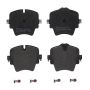 Brembo KT04355 Brembo low-met brake pad and UV coated vented  brake disc kit