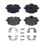 Brembo KT04364 Brembo low-met brake pad and composite vented  brake disc kit