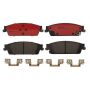 Brembo KT00984 Brembo ceramic brake pad and UV coated vented  brake disc kit